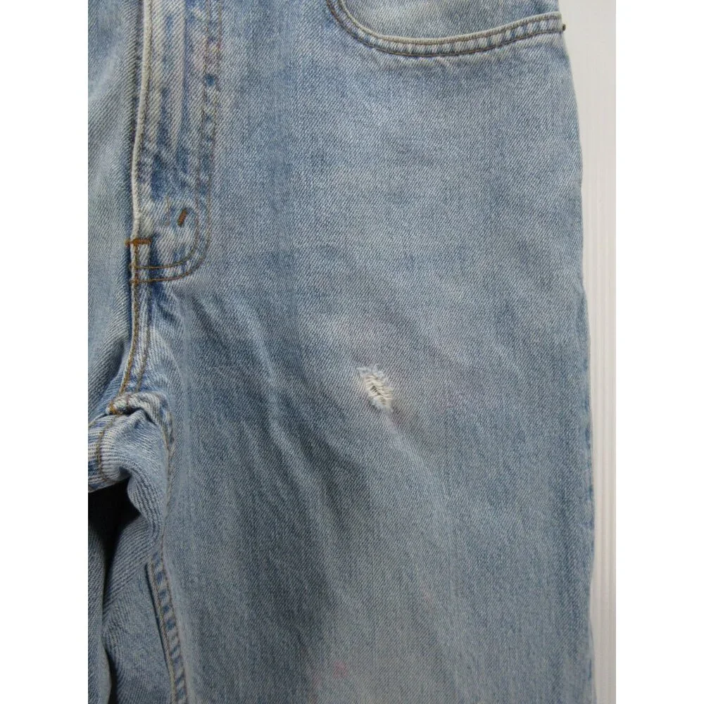 VINTAGE Levis 550 Jeans 33X32 Relaxed Fit Tapered Red Tab Denim 90s *